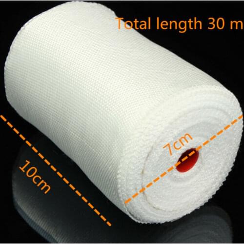 1 roll of glass fiber tape 10cmx30 meters, glass fiber cloth tape, glass fiber plain weave seams, high temperature resistance