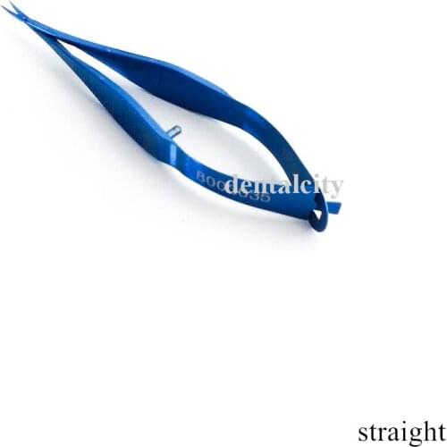 1pcs 82mm Vannas Scissors ophthalmic eye surgical instrument Curved/straight head