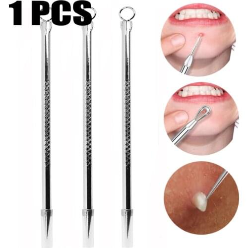 Acne Blackhead Remover Needles Black Spot Pimple Comedone Extractor Skin Care Women Beauty Acne Treatment Pore Cleanser 1PC