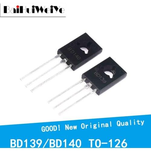 20PCS/LOT D139 D140 10Pair Transistor Triode TO126 New Original IC Good Quality Chipset In Stock TO-126