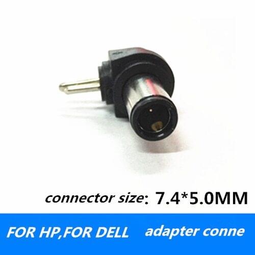 7.4 x 5.0mm Universal DC 2 Pin Charger Tip Power Adapter Laptop HP DELL 10 pcs/lot