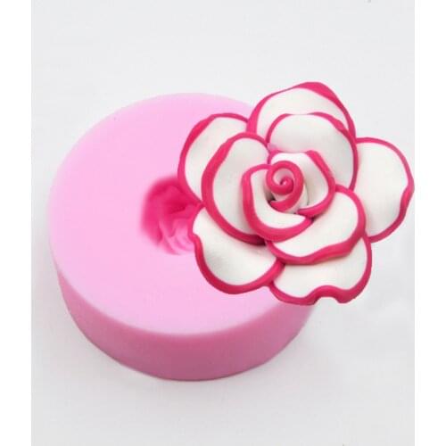 3D Soap Mold Rose Fondant Cake Silicone Mold Wedding Birthday Decoration DIY Chocolate&cake Baking Tools Cake Decorating Tools