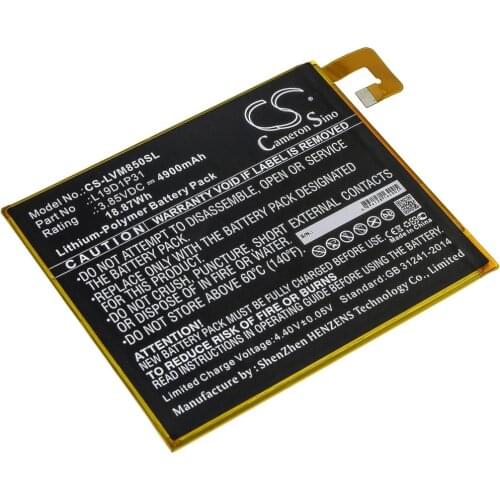 Cameron Sino Battery For Lenovo Tab M8,TB8505F
