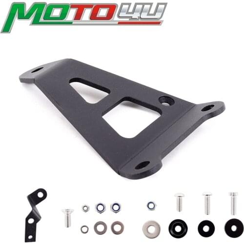 Aluminum Exhaust Hanger Bracket with Screws Powder Coated Black Motorcycle Accessories For KAWASAKI NINJA300 NINJA 300 2013 2014