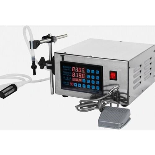 Automatic Digital Control Water Filling Machine Drink Perfume Juice Milk Small Bottle Filler Packing Liquid Filler Tool XK-580