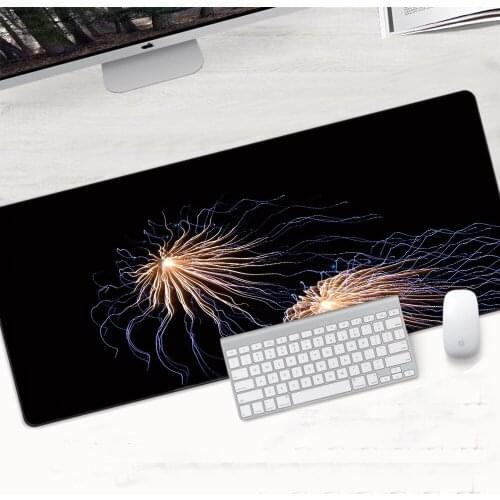 Flower DIY Print Large Gaming Mouse Pad Anti-slip Natural Rubber Mouse Mat Desk Keyboard Pad For Laptop Computer Gamer Mousepad