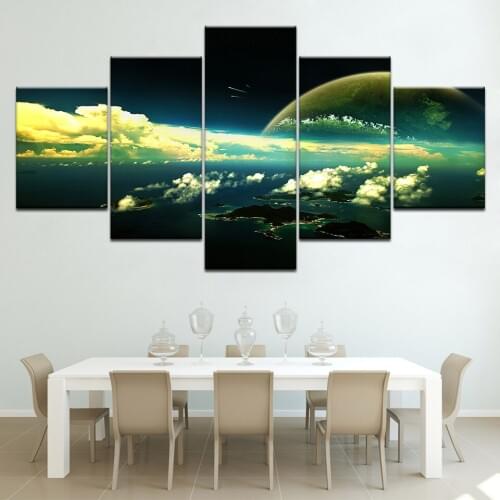 Blackmill Feat. Cat Martin 5 piece Wallpapers modern Modular Poster art Canvas painting for Living Room Home Decor