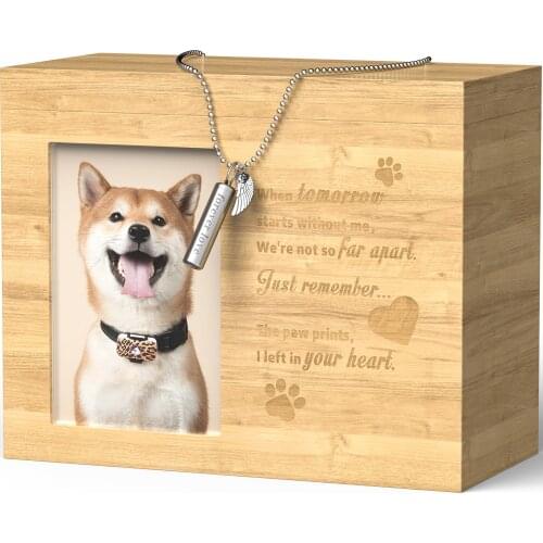 Keepsake Urns Wooden Dog Urns Pet Funeral Supplies Pet Hospital Wood Extraction Urns Cat Memorial Caja Para Cenizas De Mascotas