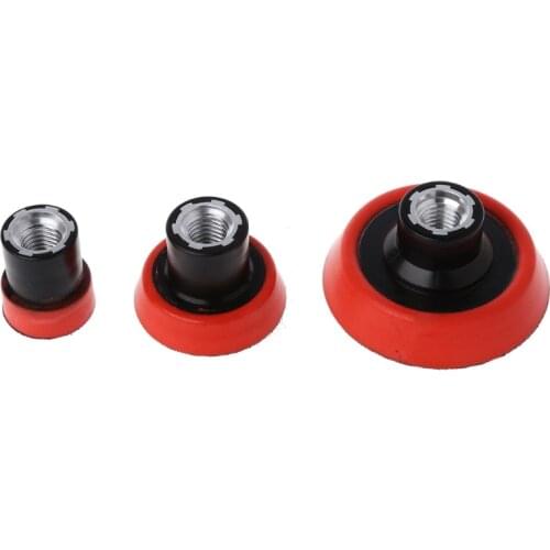 3 Pcs Cleaning Sponge Polishing Pad Buffing Plate Set Car Caring M14 1.2" 2" 3"