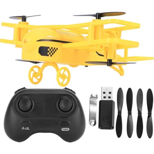 H95 2 4G RC Drone Mini Intelligent Altitude Hold Airplane Drone Toys ABS Yellow Children Educational Toys (5 1 x 5 3 x 2 2