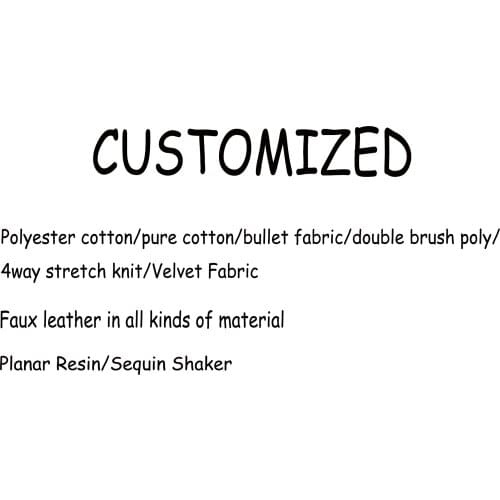 Customized Your Own Designs on Polyester Cotton Pure Cotton Bullet Fabric Double Brush Poly Faux Leather