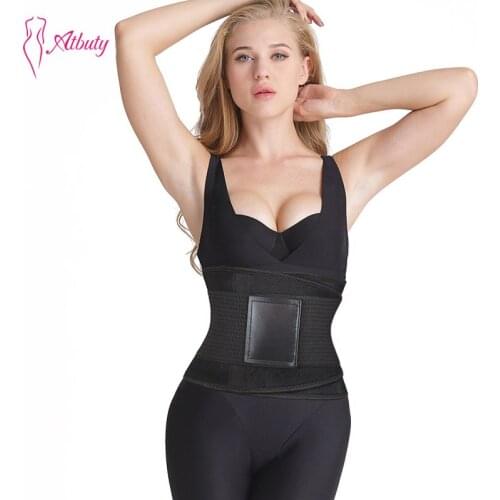 Atbuty Body Shapers Waist Trainer Postpartum Corset Slimming Waist Cinchers Firm Control Tummy Shapewear