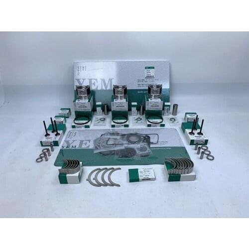 New Aftermaket Engine Part 3TNA78 Overhual Repair Kit With Cylinder Gaskets Piston Rings Bearing Valves For Yanmar