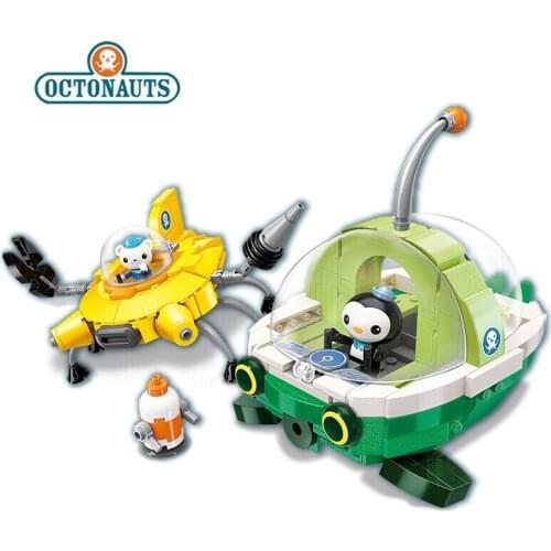 Octonauts Childrens Rescue Ship Set Series Building Blocks Assembling Toys Puzzle DIY Assembling Building Blocks Children Toys