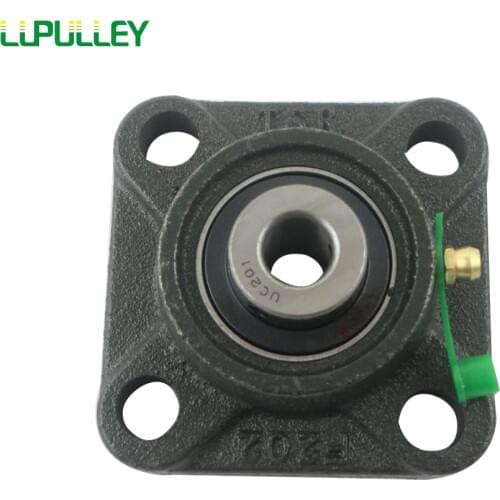 LUPULLEY Square Mounted Support Ball Bearing UCF201/202/203/204/205/206 For Automotive Industrial Applications