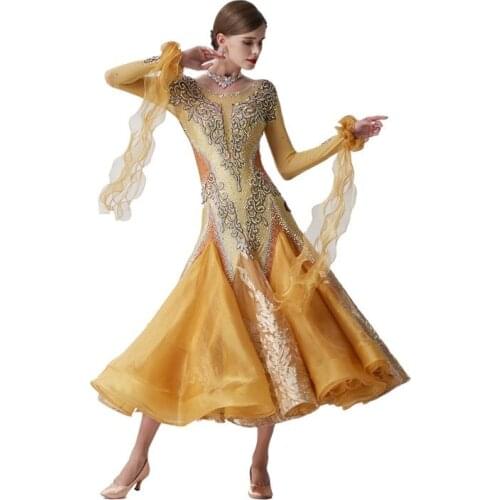 B-19443 2020 the new ballroom party dress standard ballroom dance competition dress for female waltz