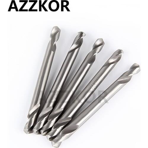 Double Edged Stainless Drill High Speed Steel Special Grinding White Electric Cutter Machine 3.0mm/4.0mm/5.2mm Twist Drill 1pcs