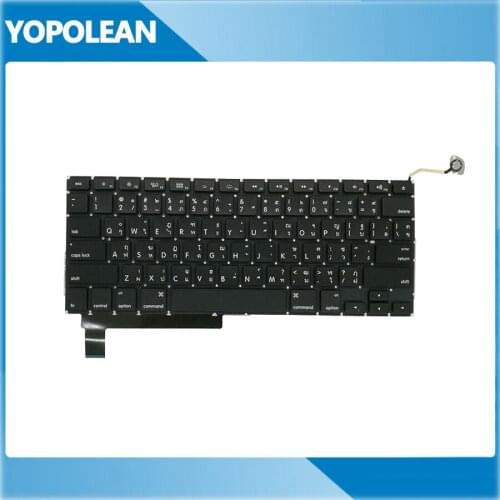 5pcs/lot New Thailand Thai Keyboard For Macbook Pro 15" Unibody A1286 2009 2010 2011 2012