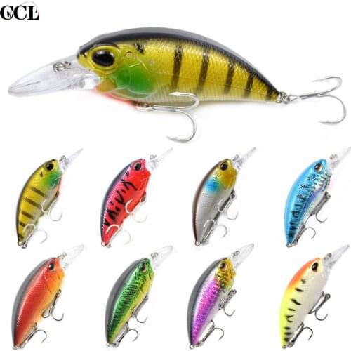 85MM 16G Hard Floating Crankbait Fishing Lures Diving Bill Sharp Hooks 3D Hologram Eyes For Pike Perch Bass Pesca In Ocean River