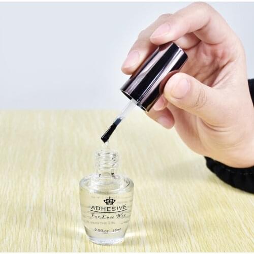 1 Bottle 0.5FL .OZ(15ml) Professional Super Wig Adhesives For Lace Wigs High Quality Hair Beauty Salon Accessory Wig Glue