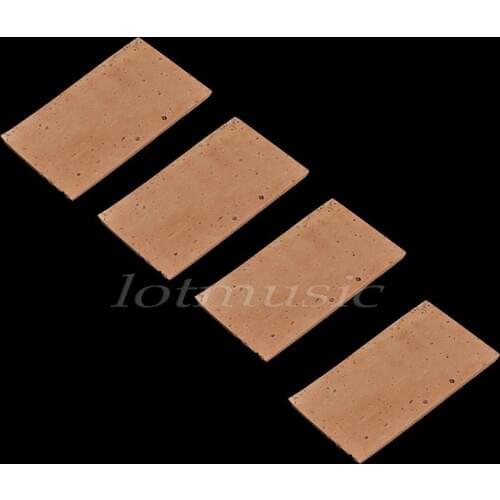 4Pcs Natural Sax Saxophone Neck Cork Sheet 2x 70 x 40mm