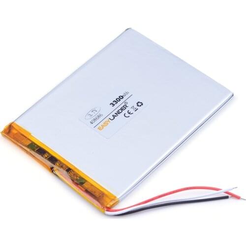 408686 3.7v 3300mAHh lithium rechargeable battery For PDA Vedio Game andorid phone toys tablet pc 408787 428787 408585 408685