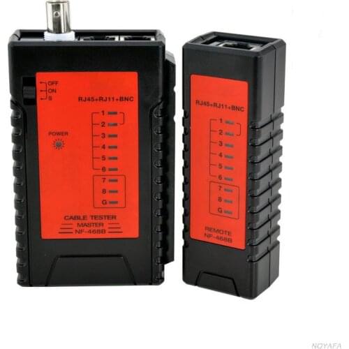 Promotion NOYAFA NF-468 network cable tester network cable pair NF-468BL NF-468L NF-468B to send 9V battery
