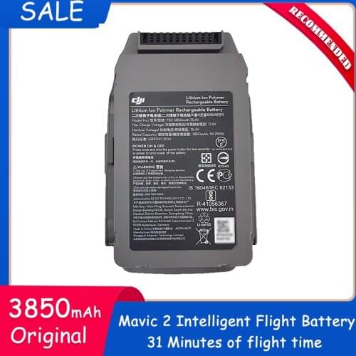 100% Original 3850mAh DJI Mavic 2 Intelligent Flight Battery for mavic 2 pro zoom 3850 mAh mavic 2 accessories Sale