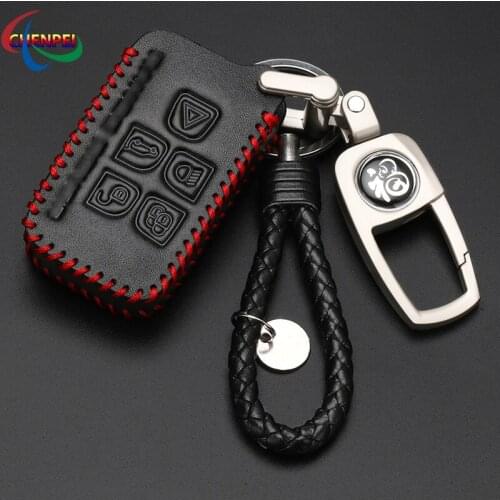 For Landrover Range Rover Evoque Discovery 4 Freelander 5 Range Rover Velar Freelander 2 Car Key Case Cover Car Accessories
