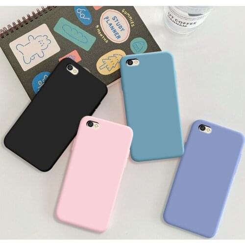 Case For Xiaomi Redmi Note 5a Case Soft TPU Silicone Case Solid Color Protective Phone Shell For Redmi Note 5a Back Cover Cases