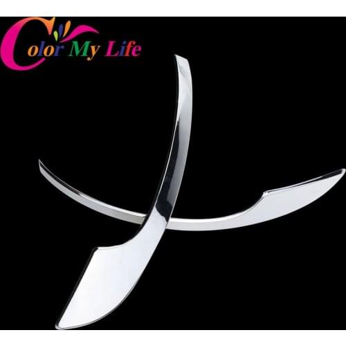 Color My Life ABS Chrome Rearview Rear View Mirror Protective Cover Trim Sticker For Ford Ecosport Kuga Escape 2012 - 2016