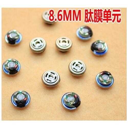 9mm speaker unit Titanium film Tri-band equalizer clear, strong powerful bass