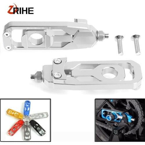 For YAMAHA MT-09 MT09 TRACER FZ-09 FJ-09 FZ MT 09 Motorcycle Chain Adjusters Tensioners Catena rear axle spindle chain adjuster