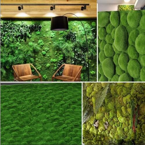 Artificial Plants Decor Green Plant Wall Artificial Grass Moss Garden Decoration Outdoor Home Shop Wedding Photography Studio