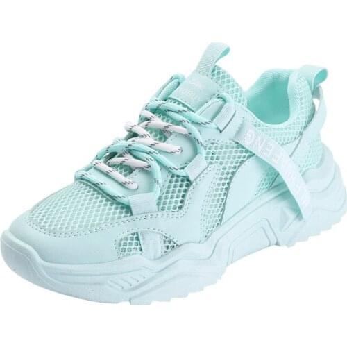 Women Sneaker Air Mesh Soft Female Knitted Vulcanized Shoes Casual Slip On Ladies Flat Shoes Walking Footwear Shoes