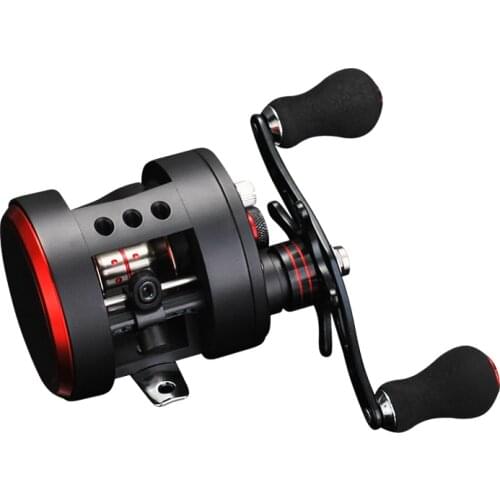 Lizard 10BB Round Baitcasting Reel Magnetic Brake System Left/Right Fishing Reel