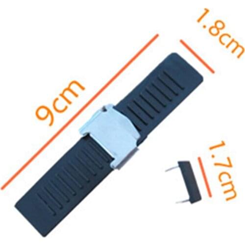 Stainless steel material with nylon band for mens trousers to adjustable waist band buckle anti rust adjustable buckle
