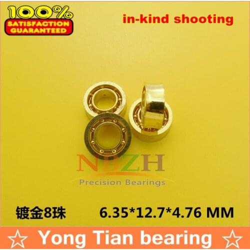 Package mail 10 balls R188 KK bearings 6.35*12.7*4.762mm KK#Y Specifications KKR188 yoyo ball KKJ 24k Gold bearings 8 beads