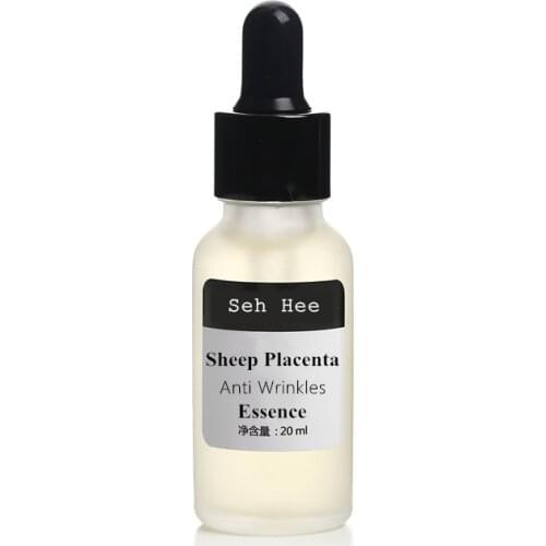 Sheep Placenta Essence Serum Liquid Skin Wrinkles Fineline Firming Daily Night Care Anti Aging Skin Care Products 20ml
