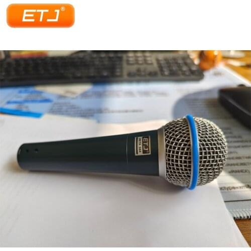 Beta58A Professional Wired Microphone Fast Shipping Super Cardioid Microfones Dynamic Karaoke Vocal Stage Mic BETA 58A 21005