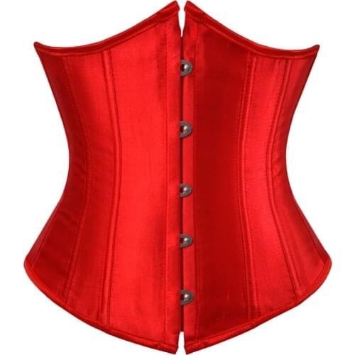 SEXY Gothic Underbust Corset and Waist cincher Bustiers Top Workout Shape Body Belt Plus size Lingerie S-6XL