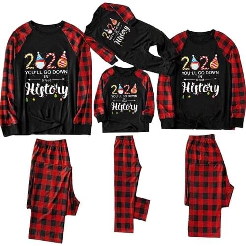 Family Matching Outfits Christmas Pyjamas Long Sleeve Homewear Baby Boy Pajamas Christmas Girls Sets Mommy And Me Clothing Sets
