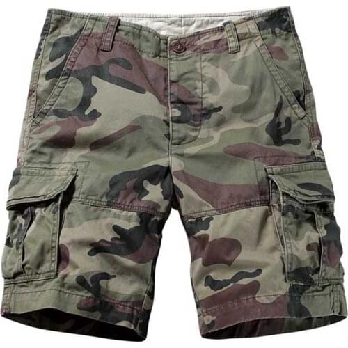 Fashion Camouflage Shorts Men Casual Cotton Shorts Military Style Army Shorts Summer Men Clothing