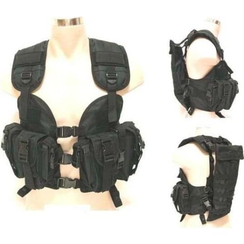 Navy Seals CQB tactical vest military modular tactical vests with Water bile bag Black