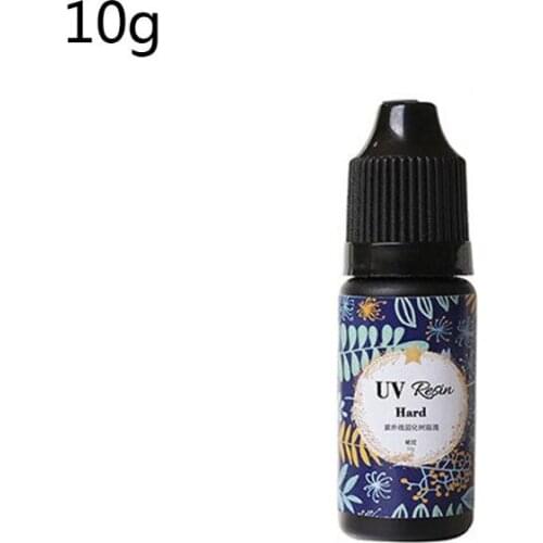 Hard UV Resin Glue Crystal Clear Ultraviolet Curing Epoxy Resin Jewelry Making