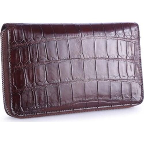 Yuanhui Thailand crocodile wallet male long crocodile Hand bag More screens large capacity business men clutch bag