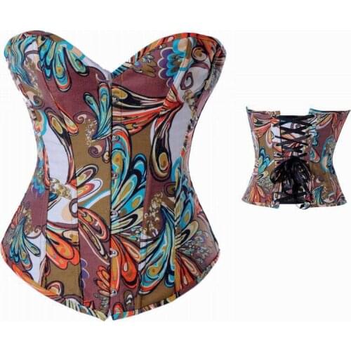Lady Sexy Corset Slimming Suit Pattern Corset 3S3001 Sexy Butterfly Pattern Corset In Big Discount