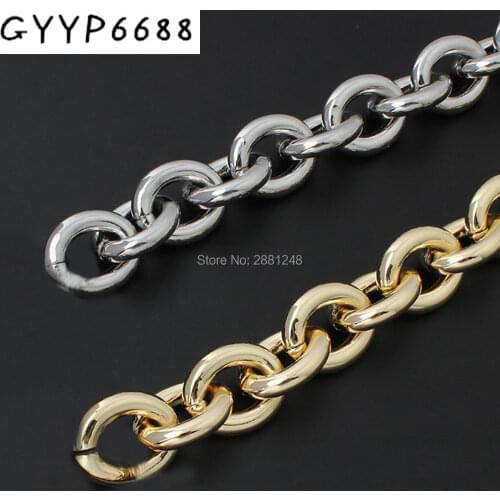 1-5 meters 22mm 24mm 27mm thick aluminum chain Light weight bags strap bag parts handles easy matching Accessory Handbag Straps