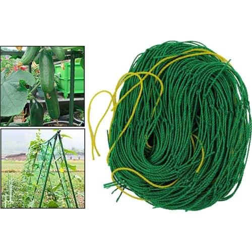 1PCs Nylon Garden Netting Loofah Morning Glory Flowers Vine Plants Climbing Net Cucumber Vine Grow Holder Brackets Netting