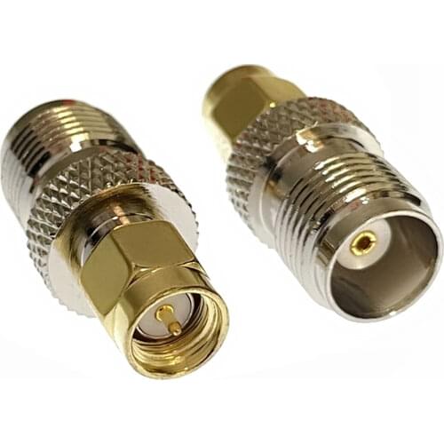 10PCS TNC Female to SMA Male RF Coaxial Adapter Connector